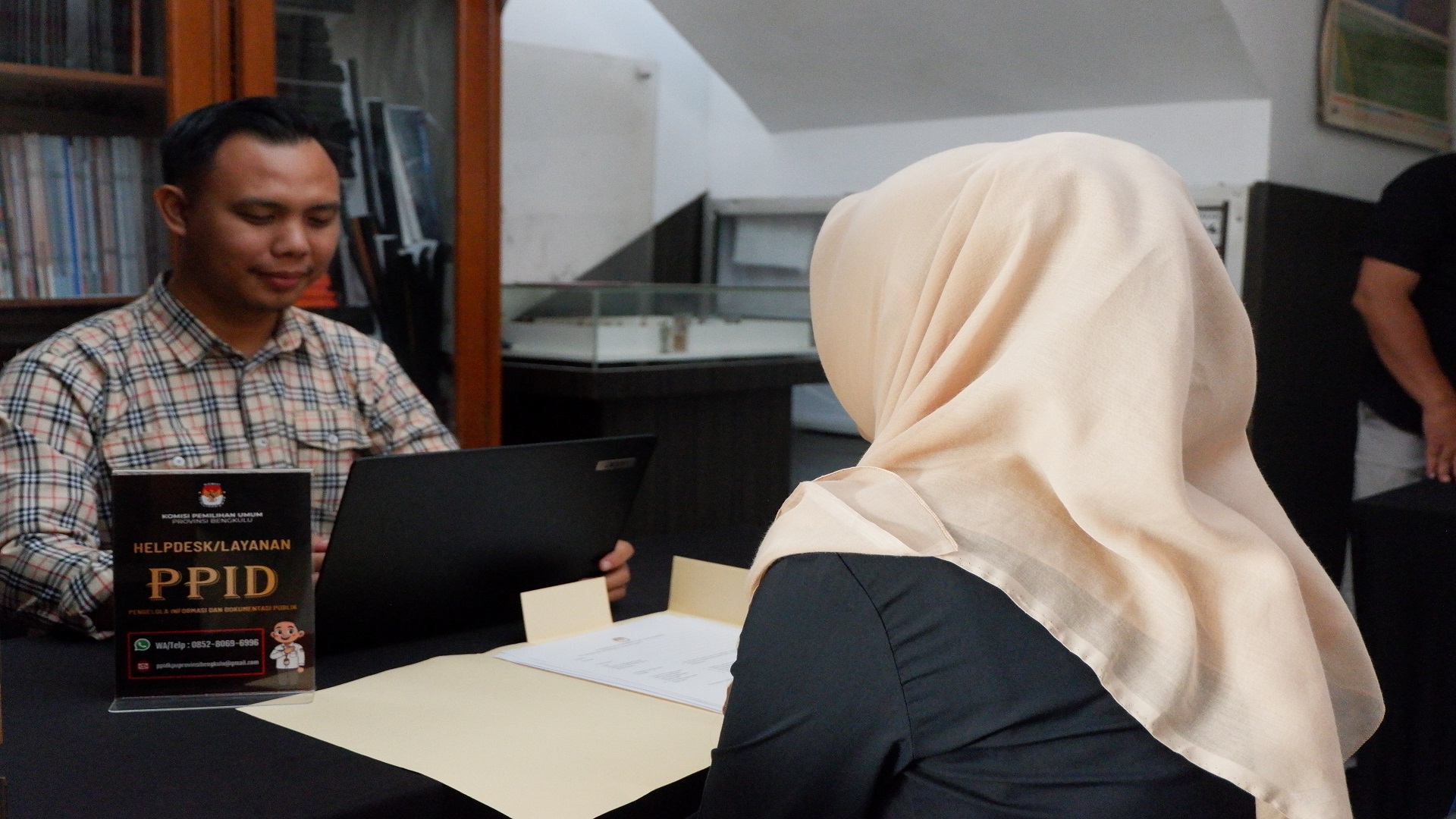 Layanan PPID di Kantor KPU Provinsi Bengkulu tahun 2025